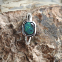 Load image into Gallery viewer, AUSTRALIAN BLACK OPAL RING