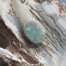 Load image into Gallery viewer, Custom Made Ring with Solid Lightning Ridge Opal