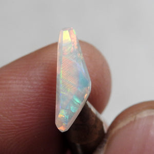 Made to Order Ring with Solid Lightning Ridge Multi-Color Opal