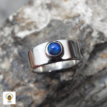 Load image into Gallery viewer, AUSTRALIAN BLACK OPAL RING