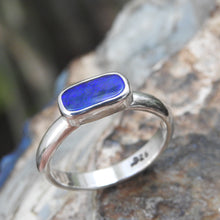 Load image into Gallery viewer, AUSTRALIAN BLACK OPAL RING