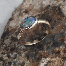 Load image into Gallery viewer, AUSTRALIAN BLACK CRYSTAL OPAL