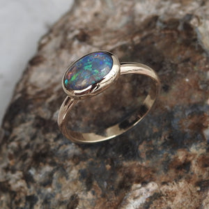 AUSTRALIAN BLACK CRYSTAL OPAL