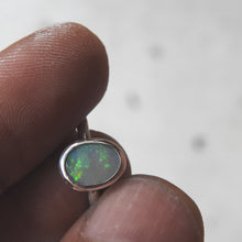 Load image into Gallery viewer, Natural Solid Opal Sterling Silver Ring