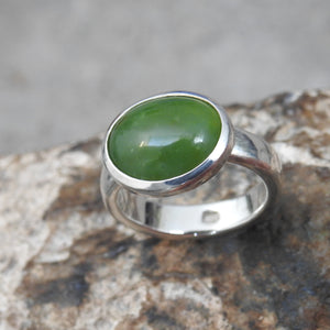 Australian Chrysoprase  Ring