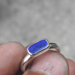 AUSTRALIAN BLACK OPAL RING