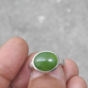 Australian Chrysoprase  Ring