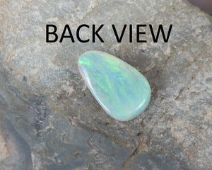 Lightning Ridge Solid Natural Crystal Opal with Green Blue Colors.