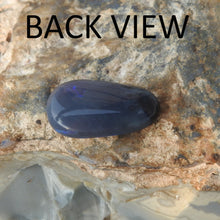 Load image into Gallery viewer, Lightning Ridge Natural Solid Black Opal with Blue Color.