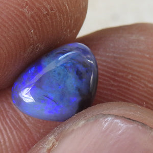 Australian Solid Natural Black Opal