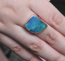 Load image into Gallery viewer, BLACK OPAL RING