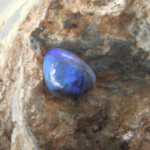 Australian Solid Natural Black Opal