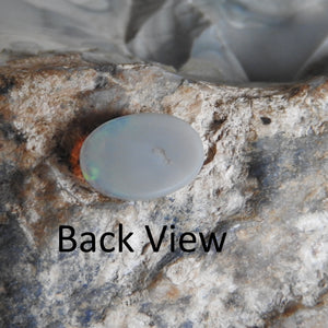 Natural Solid Lightning Ridge Opal with Green Blue Colors.