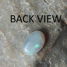 Load image into Gallery viewer, Lightning Ridge Solid Natural Opal with Orange Green Blue colors.