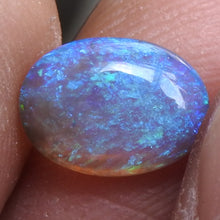 Load image into Gallery viewer, Australian Solid Black Crystal Opal with Green Blue Colors